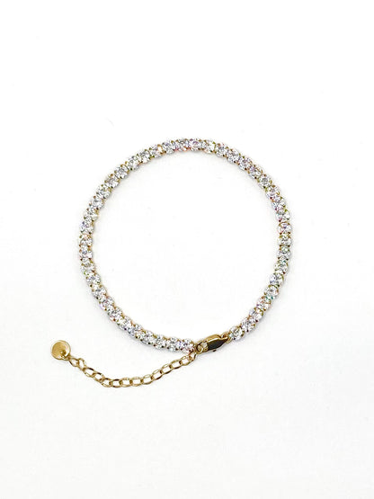 Gold Tennis Anklet