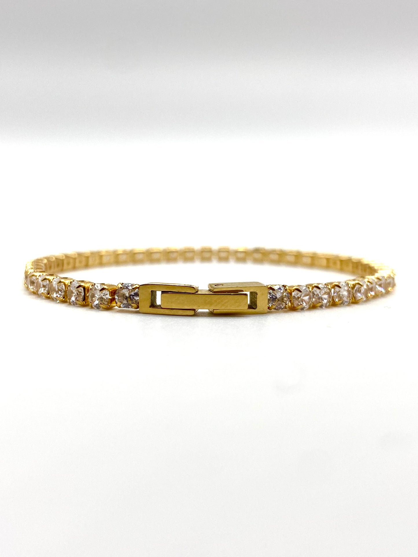 Gold Tennis Bracelet