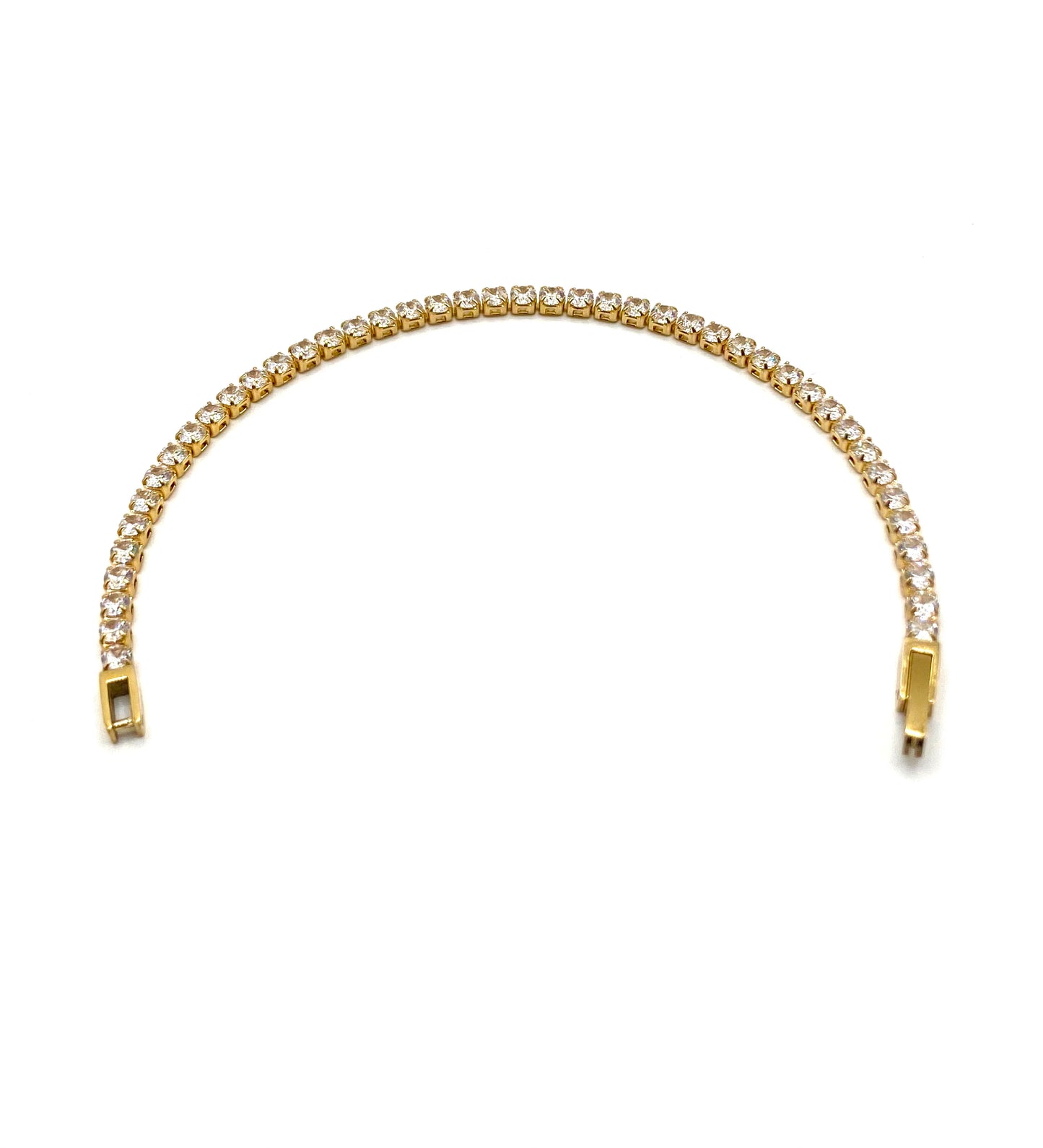 Gold Tennis Bracelet