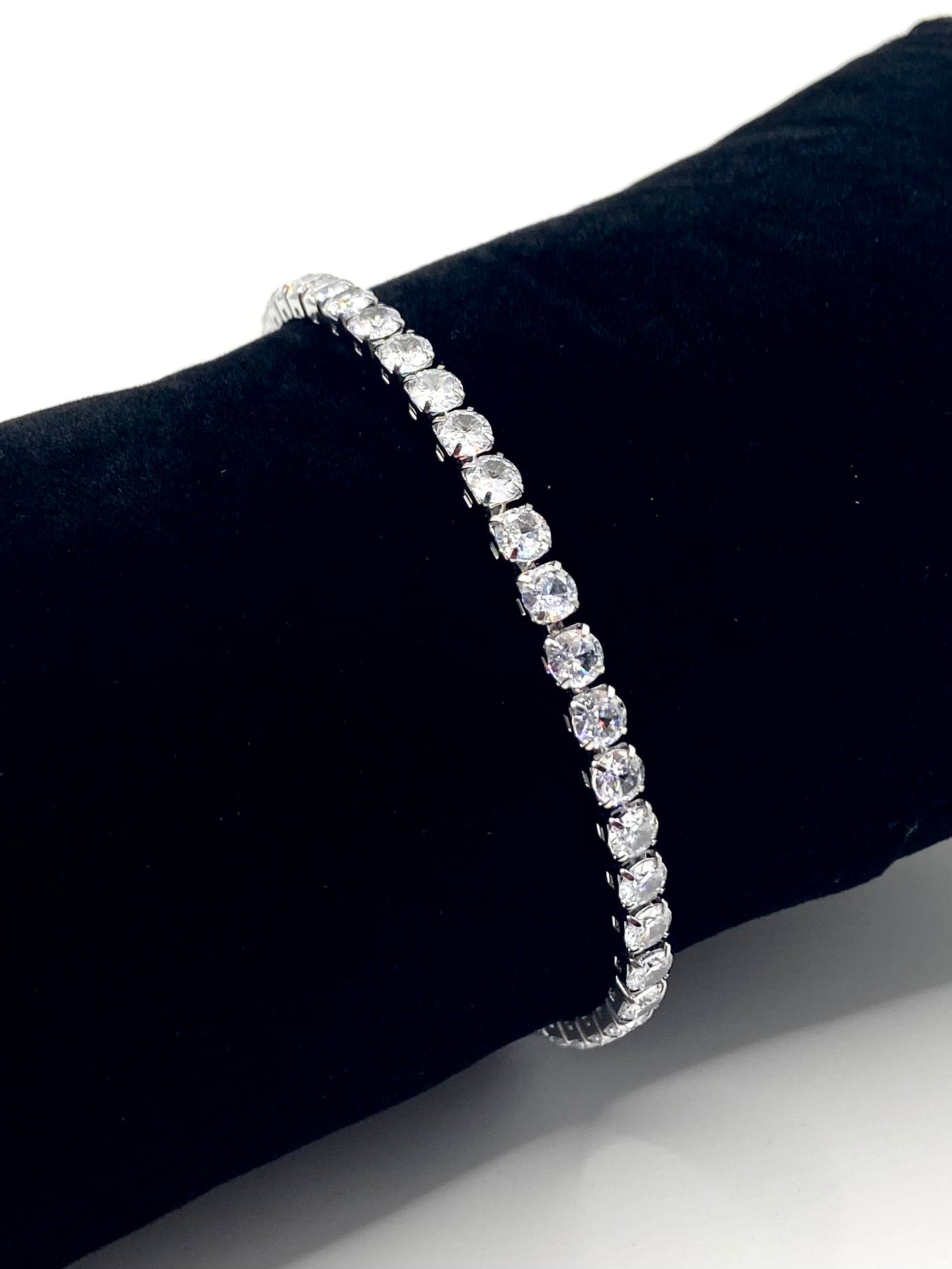 Stainless Steel Tennis Anklet