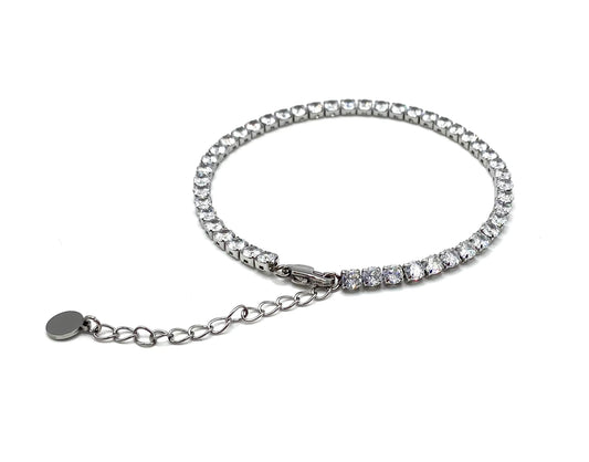Stainless Steel Tennis Anklet